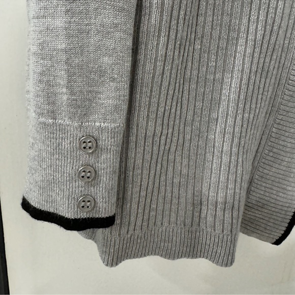 89TH+MADISON Grey Cardigan Woman size Small - Picture 4 of 7
